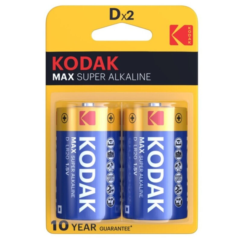 KODAK - MAX ALKALINE BATTERY D LR20 2 UNIT - My naughty haven #