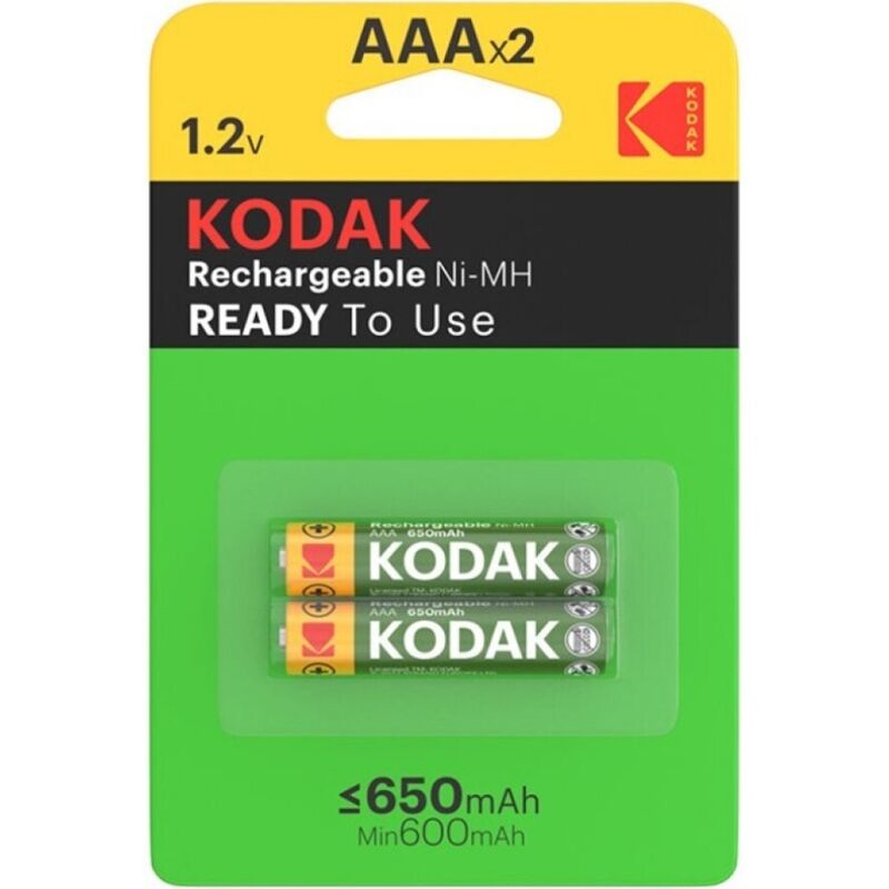 KODAK - RECHARGEABLE BATTERY HR03 AAA 650mAh BLISTER*2 - My naughty haven #
