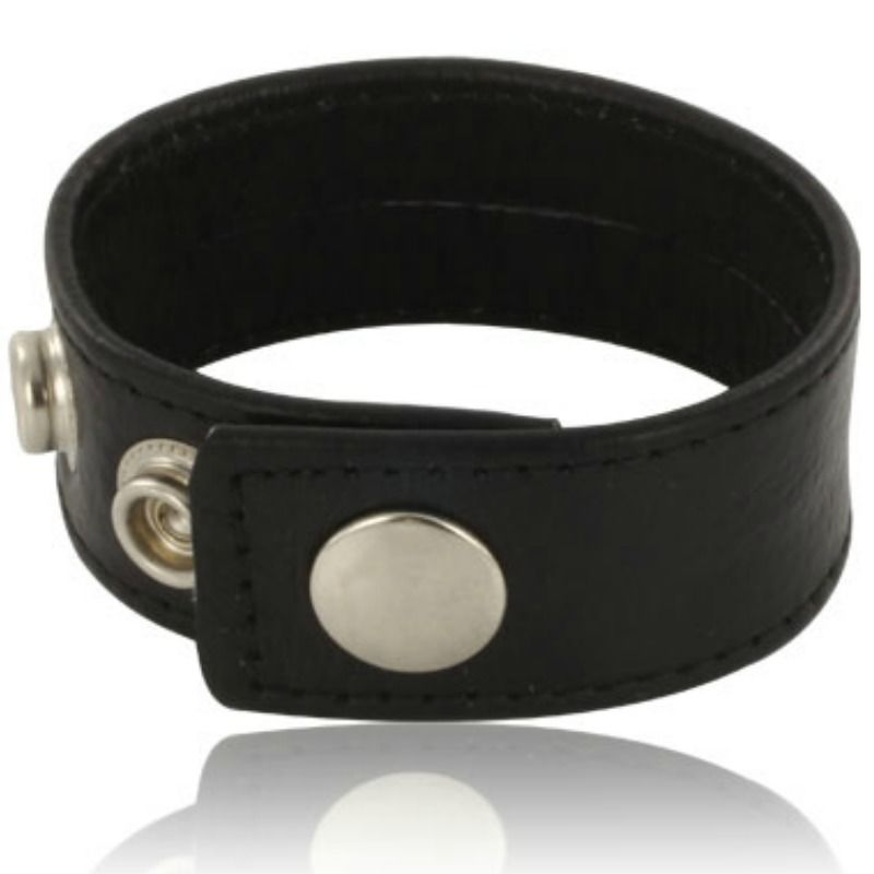 LEATHER BODY - ADJUSTABLE LEATHER STRAP FOR PENIS BLACK - My naughty haven #