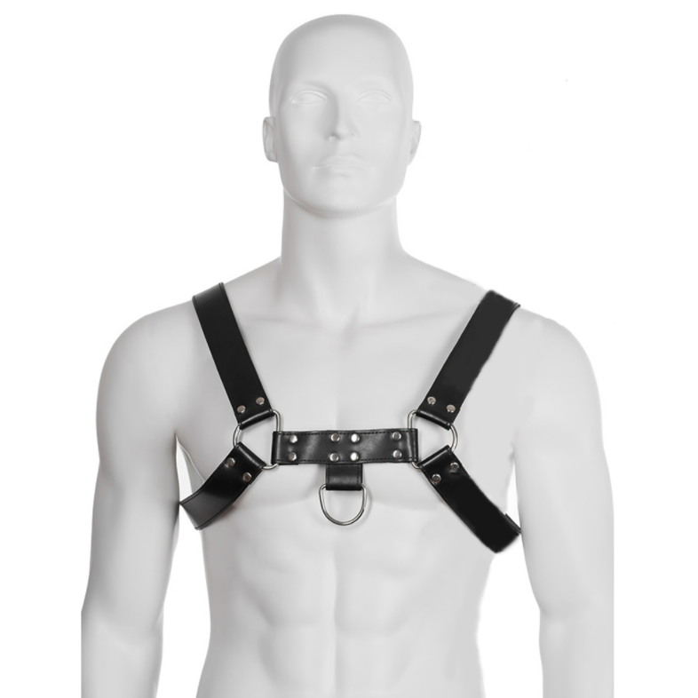 LEATHER BODY - CHAIN HARNESS III - My naughty haven #