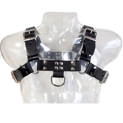 LEATHER BODY - CHAIN HARNESS III - My naughty haven #