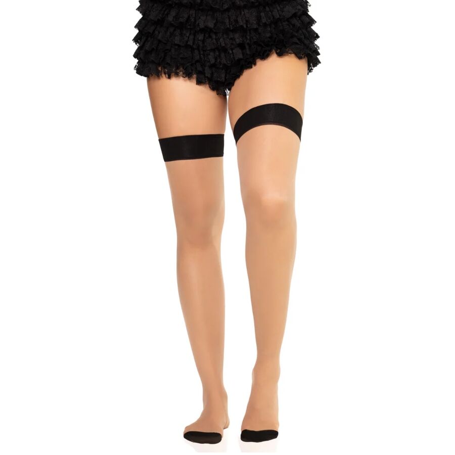 LEG AVENUE - 1963 SPANDEX BACKSEAM STOCKINGS BLACK - ONE SIZE - My naughty haven #