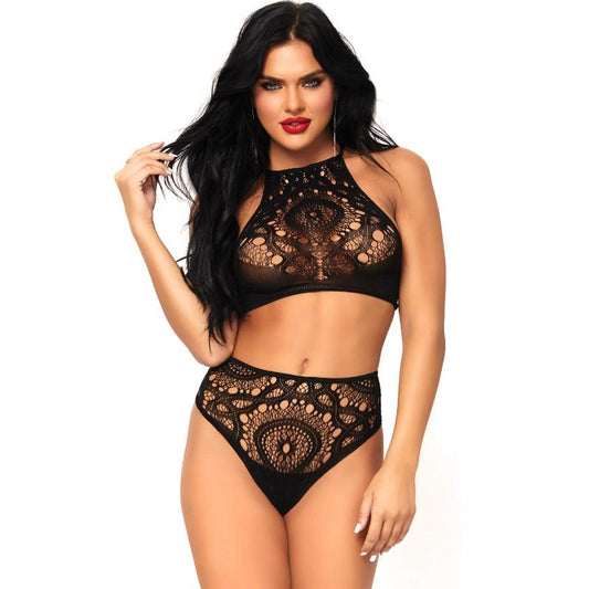 LEG AVENUE - 2 PIECES SET TOP AND PANTIES S/M - My naughty haven #