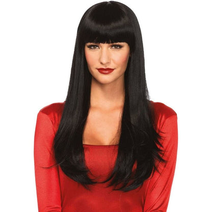 LEG AVENUE - BANGIN LONG STRAIGHT WIG BLACK - My naughty haven #