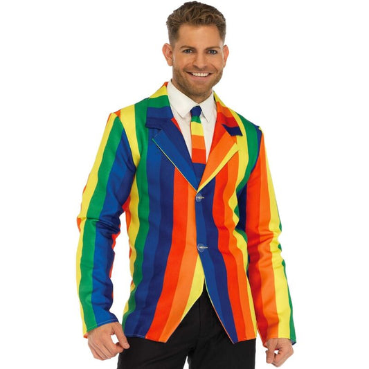 LEG AVENUE - BLAZER + TIE RAINBOW S - My naughty haven #