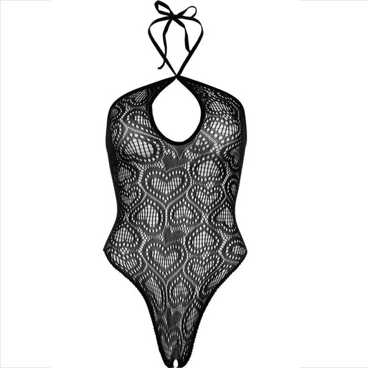 LEG AVENUE - BODY SEAMLESS HALTER NECK BLACK - My naughty haven #