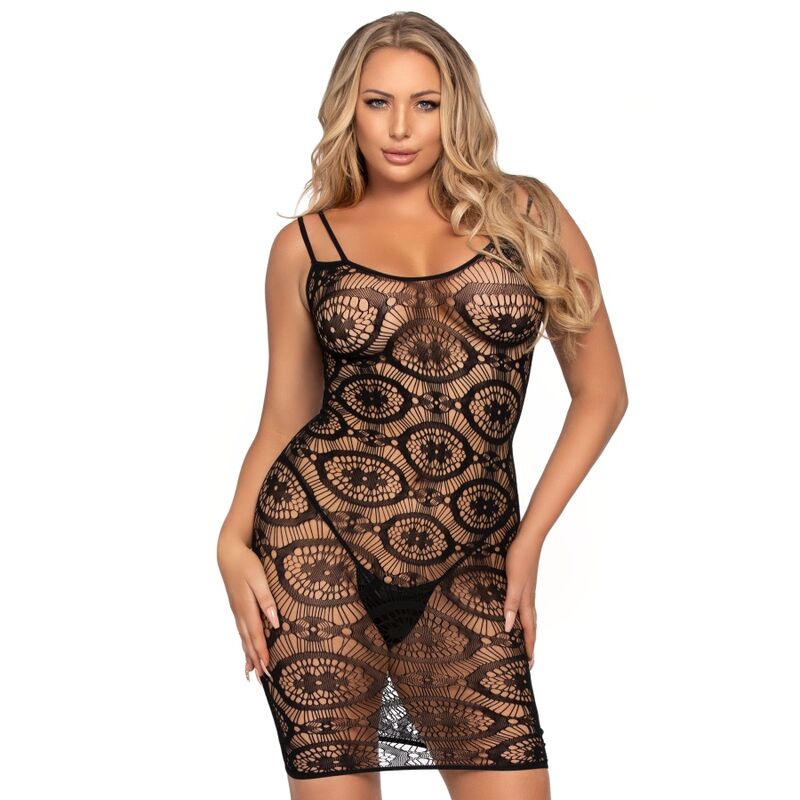 LEG AVENUE - DAISY CROCHET MINI DRESS ONE SIZE - My naughty haven #