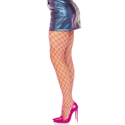 LEG AVENUE - DIAMOND FISHNNET PANTYHOSE PINK - My naughty haven #