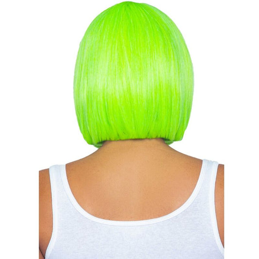LEG AVENUE - FLUORESCENT BOB WIG NEON GREEN - My naughty haven #