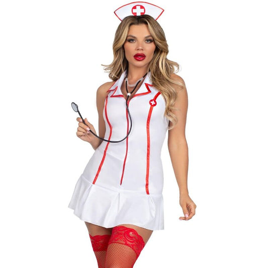 LEG AVENUE - HEAD NURSE COSTUME WHITE S/M - My naughty haven #