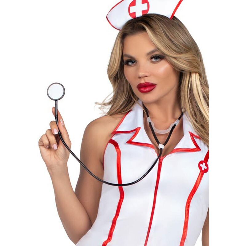 LEG AVENUE - HEAD NURSE COSTUME WHITE S/M - My naughty haven #