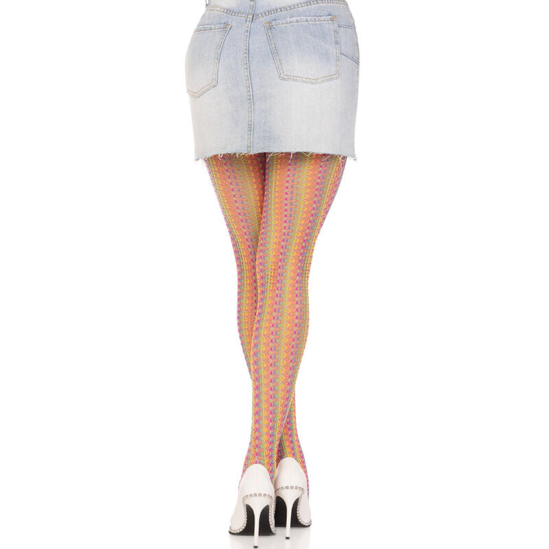 LEG AVENUE - MULTICOLOR CROCHET STOCKINGS - My naughty haven #