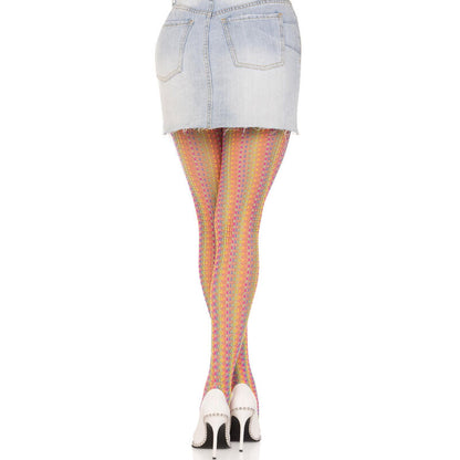LEG AVENUE - MULTICOLOR CROCHET STOCKINGS - My naughty haven #