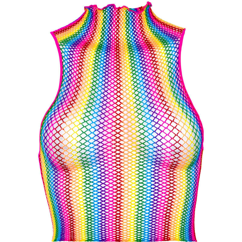 LEG AVENUE - MULTICOLOR NET TOP - My naughty haven #