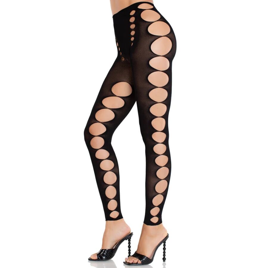 LEG AVENUE - STRAPLESS SEAMLESS OPAQUE STOCKINGS BLACK - My naughty haven #