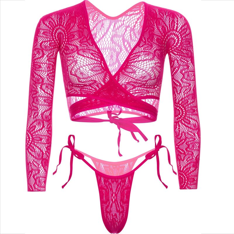 LEG AVENUE - TOP CROP LACE WITH THONG - My naughty haven #