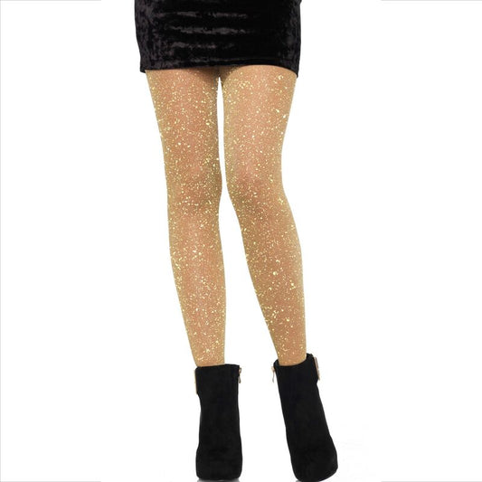 LEG AVENUE - TRANSPARENT TIGHTS GOLDEN - My naughty haven #