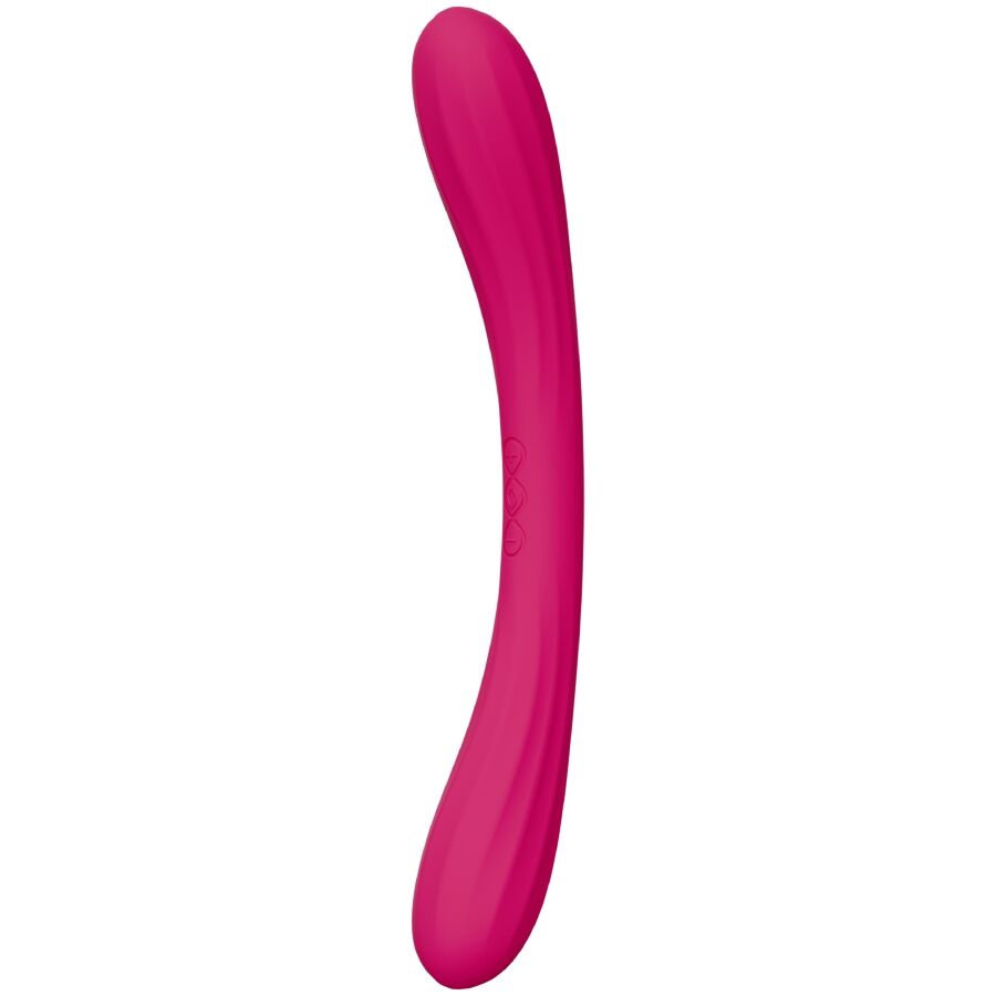 LELO - BOOMERANG DOUBLE ENDED VIBRATOR CERISE - My naughty haven #
