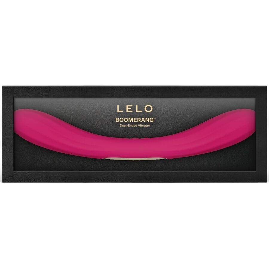 LELO - BOOMERANG DOUBLE ENDED VIBRATOR CERISE - My naughty haven #