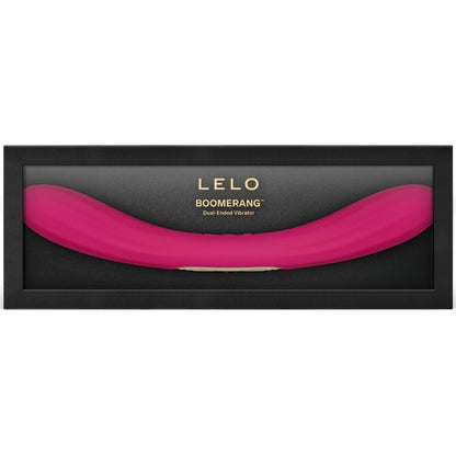 LELO - BOOMERANG DOUBLE ENDED VIBRATOR CERISE - My naughty haven #
