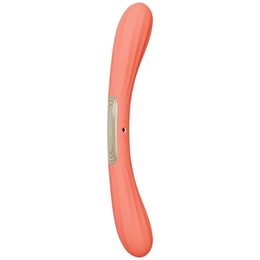 LELO - BOOMERANG DOUBLE ENDED VIBRATOR CORAL RED - My naughty haven #