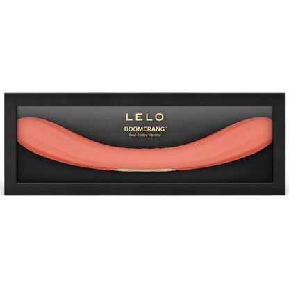 LELO - BOOMERANG DOUBLE ENDED VIBRATOR CORAL RED - My naughty haven #