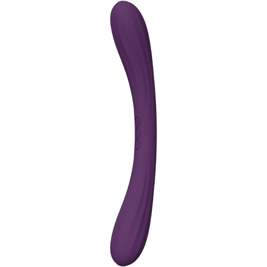 LELO - BOOMERANG DOUBLE ENDED VIBRATOR PURPLE - My naughty haven #