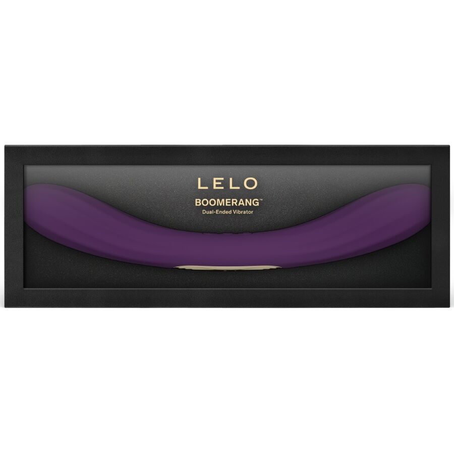LELO - BOOMERANG DOUBLE ENDED VIBRATOR PURPLE - My naughty haven #