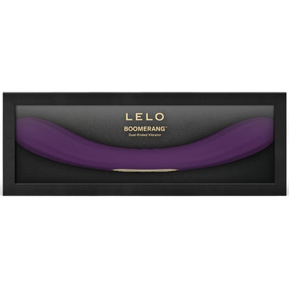 LELO - BOOMERANG DOUBLE ENDED VIBRATOR PURPLE - My naughty haven #