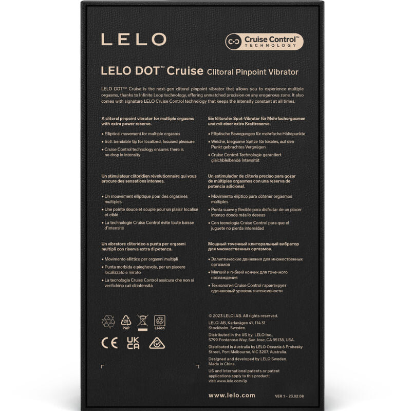LELO - DOT CRUISE YELLOW CLITORIS STIMULATOR - My naughty haven #