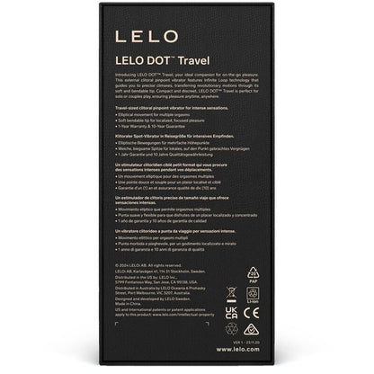 LELO - DOT TRAVEL CLITORIS STIMULATOR PURPLE - My naughty haven #