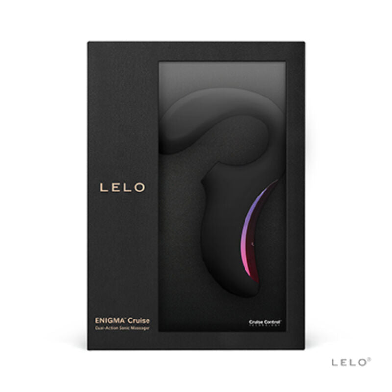 LELO - ENIGMA CRUISE DOUBLE STIMULATION SONIC MASSAGER BLACK - My naughty haven #