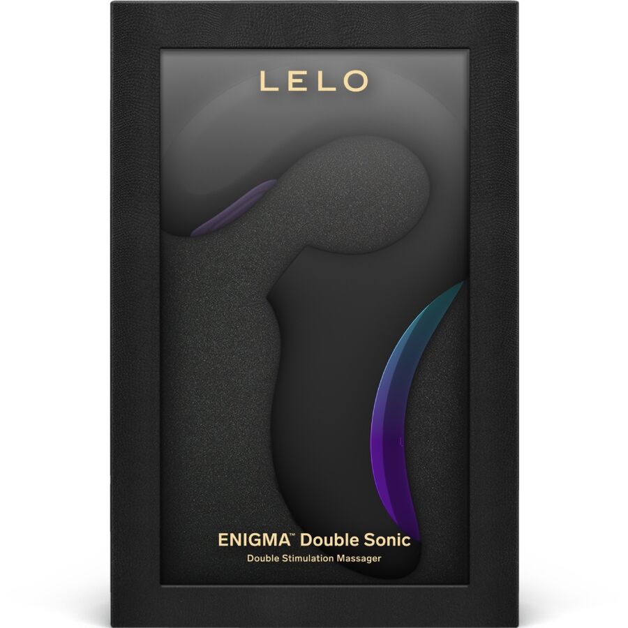 LELO - ENIGMA DOUBLE SONIC VIBRATOR POINT G BLACK - My naughty haven #