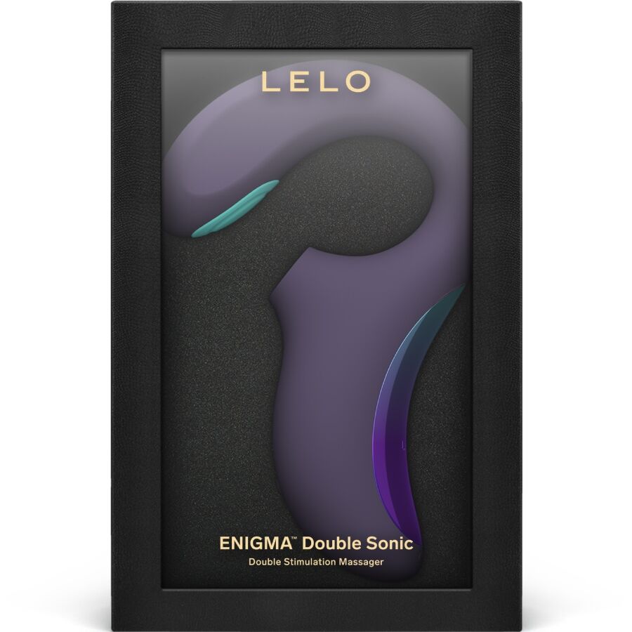 LELO - ENIGMA DOUBLE SONIC VIBRATOR POINT G CYBER PURPLE - My naughty haven #
