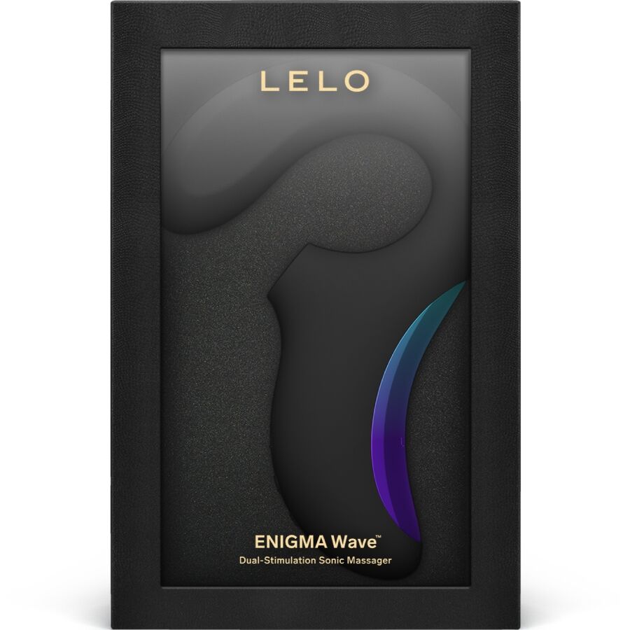 LELO - ENIGMA WAVE TRIPLE VIBRATION MASSAGER BLACK - My naughty haven #
