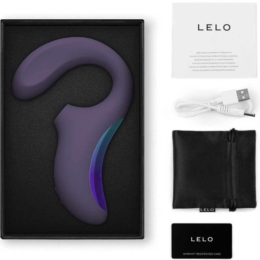 LELO - ENIGMA WAVE TRIPLE VIBRATION MASSAGER CYBER PURPLE - My naughty haven #