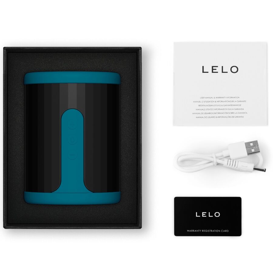 LELO - F2S™ TEAL  MALE MASTURBATOR BLUE - My naughty haven #
