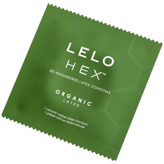 LELO - Кутия с органични презервативи HEX, 12 броя