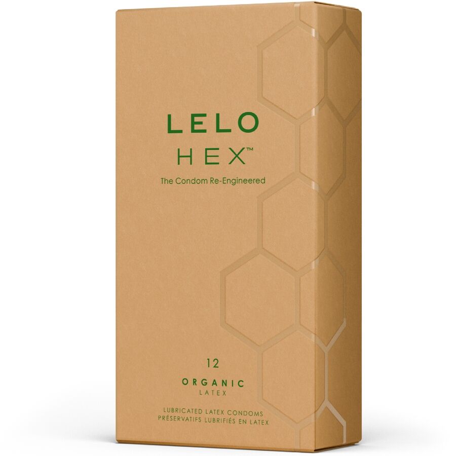 LELO - HEX ORGANIC CONDOM BOX 12 UNITS - My naughty haven #