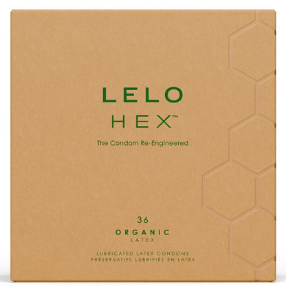 LELO - HEX ORGANIC CONDOM BOX 36 UNITS - My naughty haven #