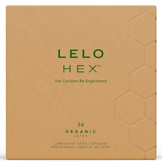 LELO - HEX ORGANIC CONDOM BOX 36 UNITS - My naughty haven #