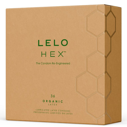 LELO - HEX ORGANIC CONDOM BOX 36 UNITS - My naughty haven #