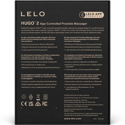 LELO - HUGO 2 GREEN PROSTATE MASSAGER - My naughty haven #