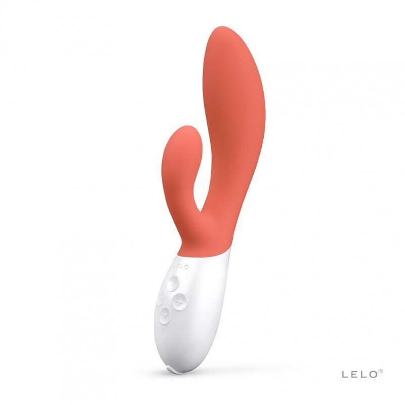 LELO - INA 3 LUXURY CORAL RABBIT VIBRATOR - My naughty haven #