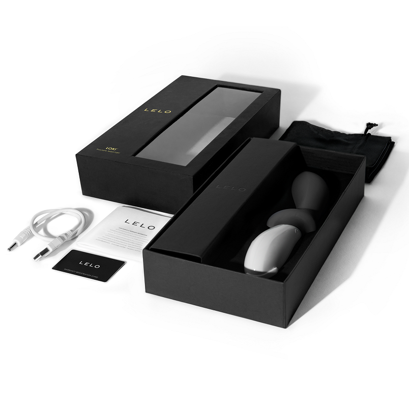 LELO - LOKI BLACK PROSTATIC VIBRATOR - My naughty haven #