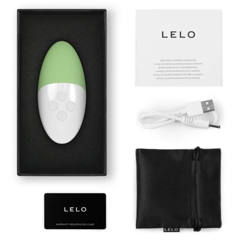 LELO - SIRI 3 CLITORIS MASSAGER PISTACHIO CREAM - My naughty haven #