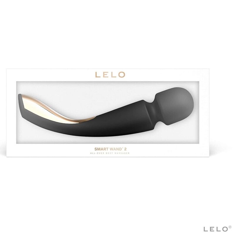 LELO - SMART MEDIUM WAND 2 BLACK MASSAGER - My naughty haven #