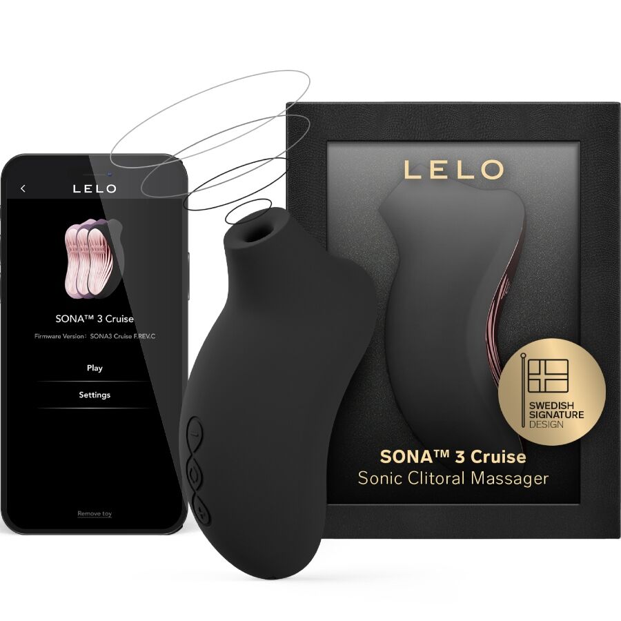 LELO - SONA 3 CRUISE SONIC CLITORAL MASSAGER BLACK - My naughty haven #