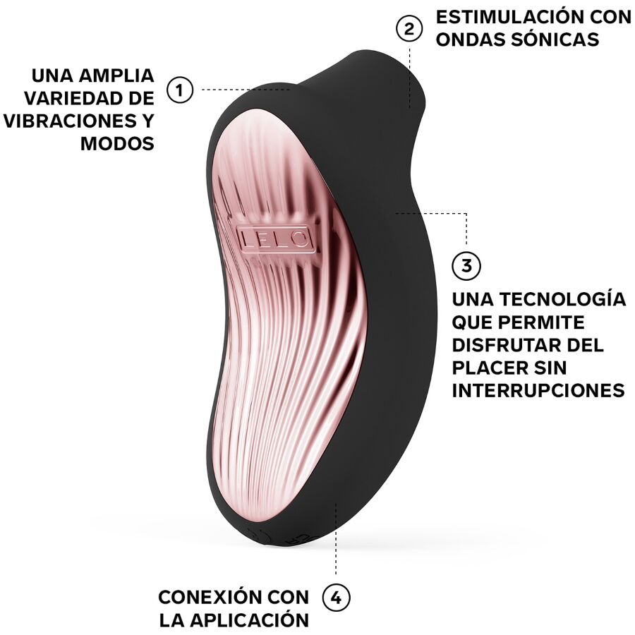 LELO - SONA 3 CRUISE SONIC CLITORAL MASSAGER BLACK - My naughty haven #