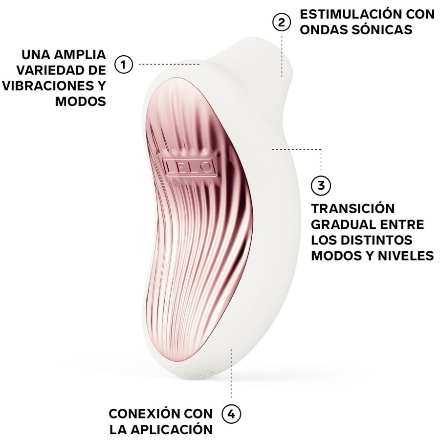 LELO - SONA 3 SONIC CLITORAL MASSAGER CREAM - My naughty haven #